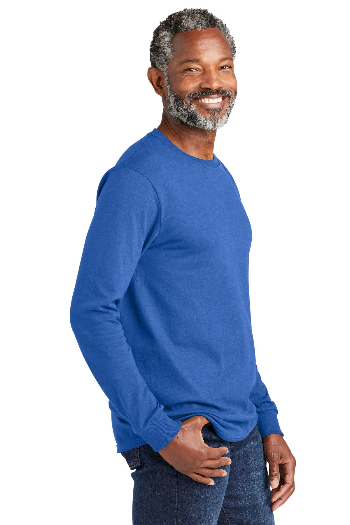 TrueRoyal Volunteer Knitwear All-American Long Sleeve Tee VL100LS