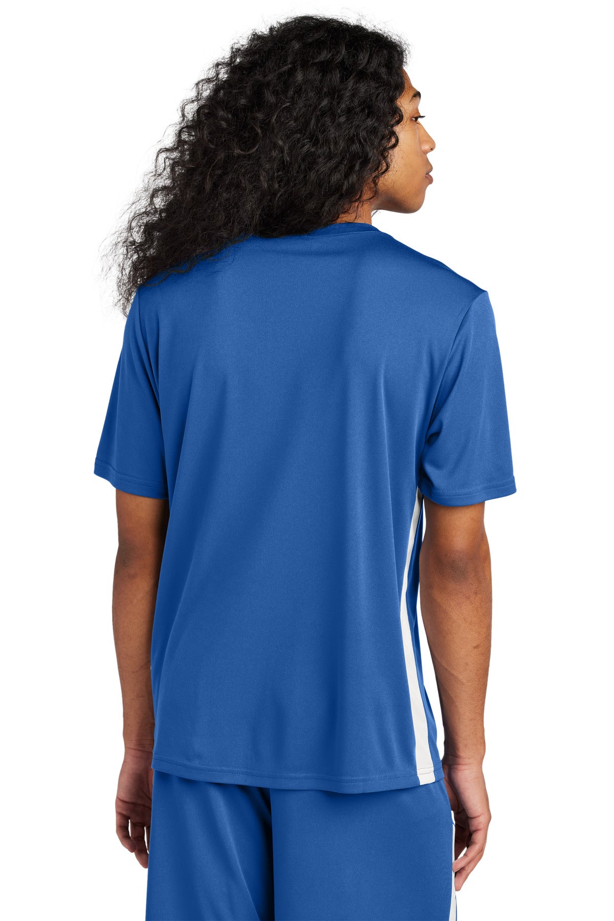 TRy/White Sport-Tek Competitor United V-Neck ST101