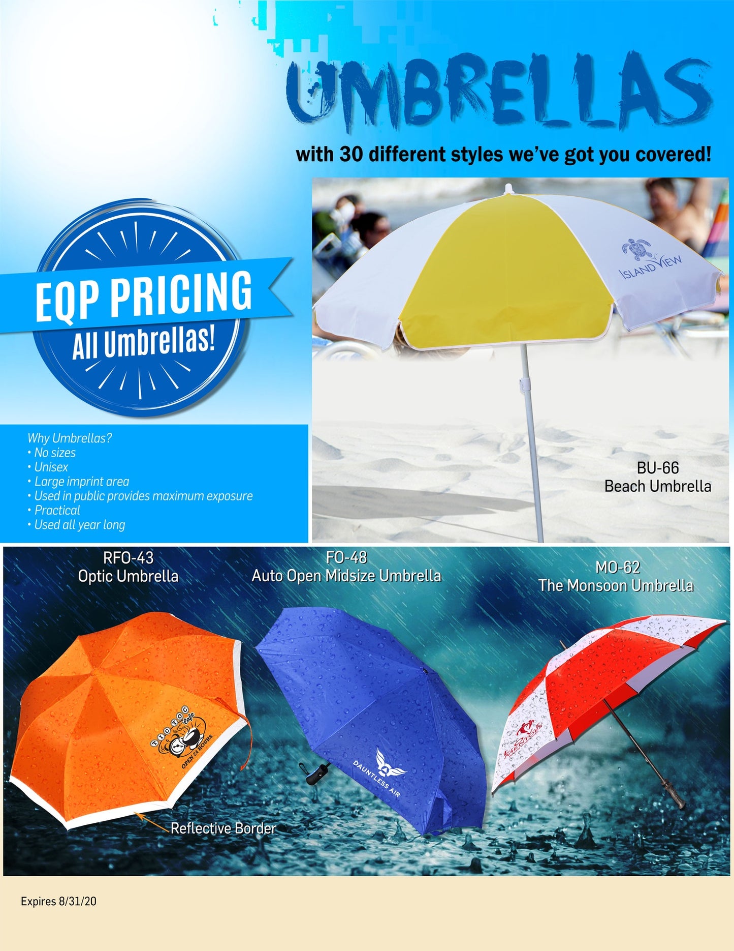 School Golf Umbrella