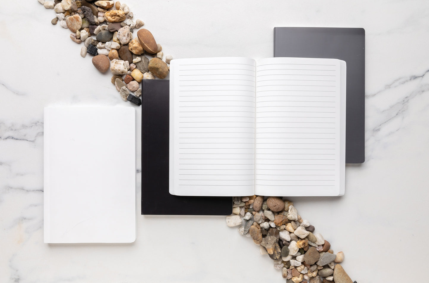 Black Impact Softcover Stone Paper Notebook A5