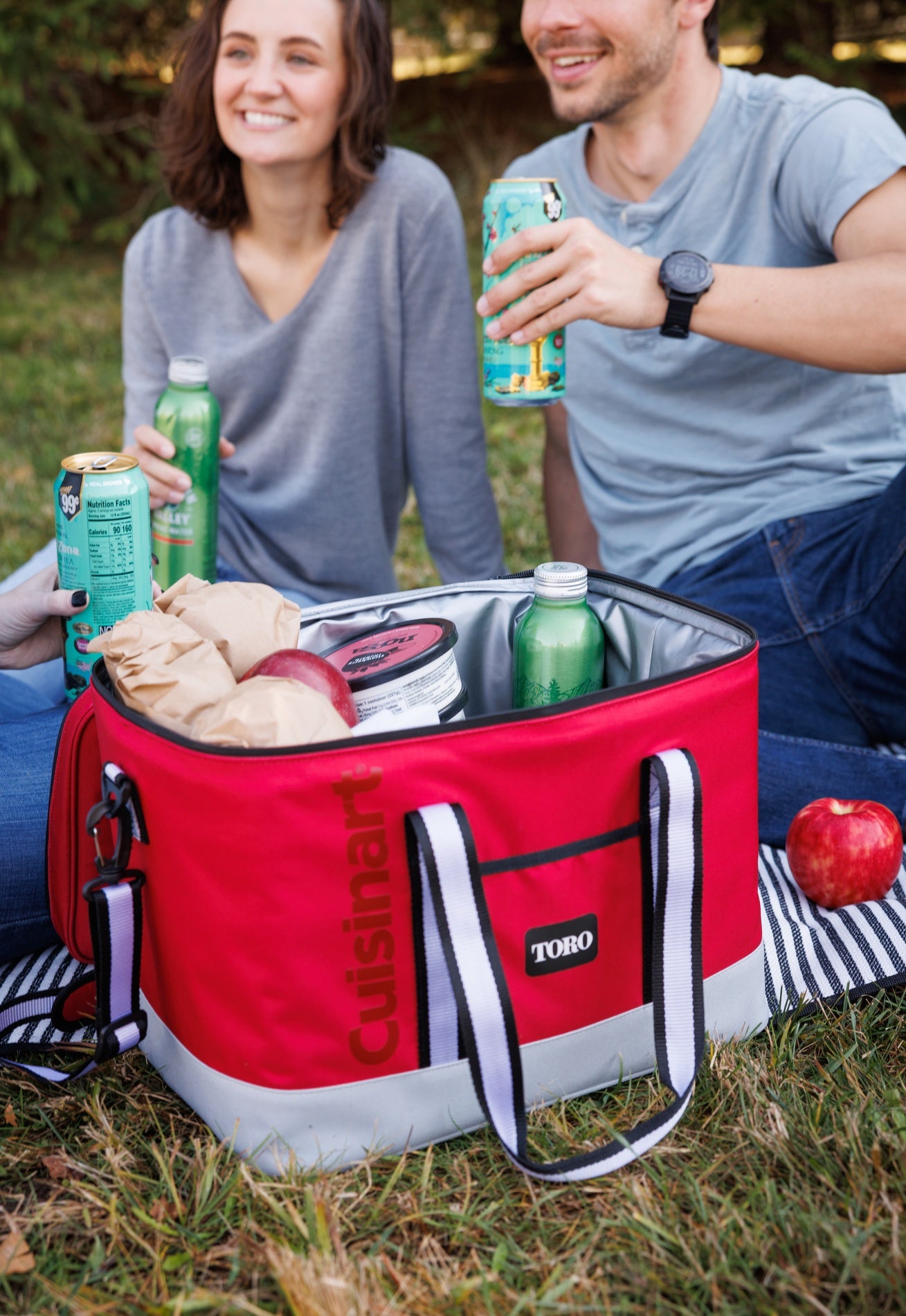 Red Cuisinart Outdoors™ Square Cooler