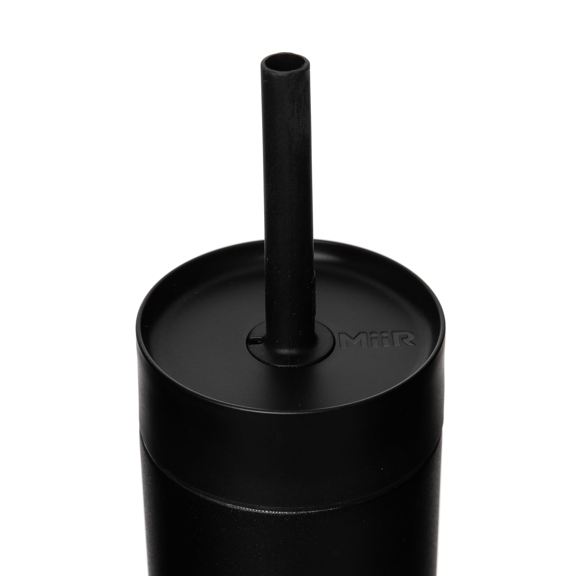 Black Powder MiiR® Sipper Straw Bottle - 16 Oz.