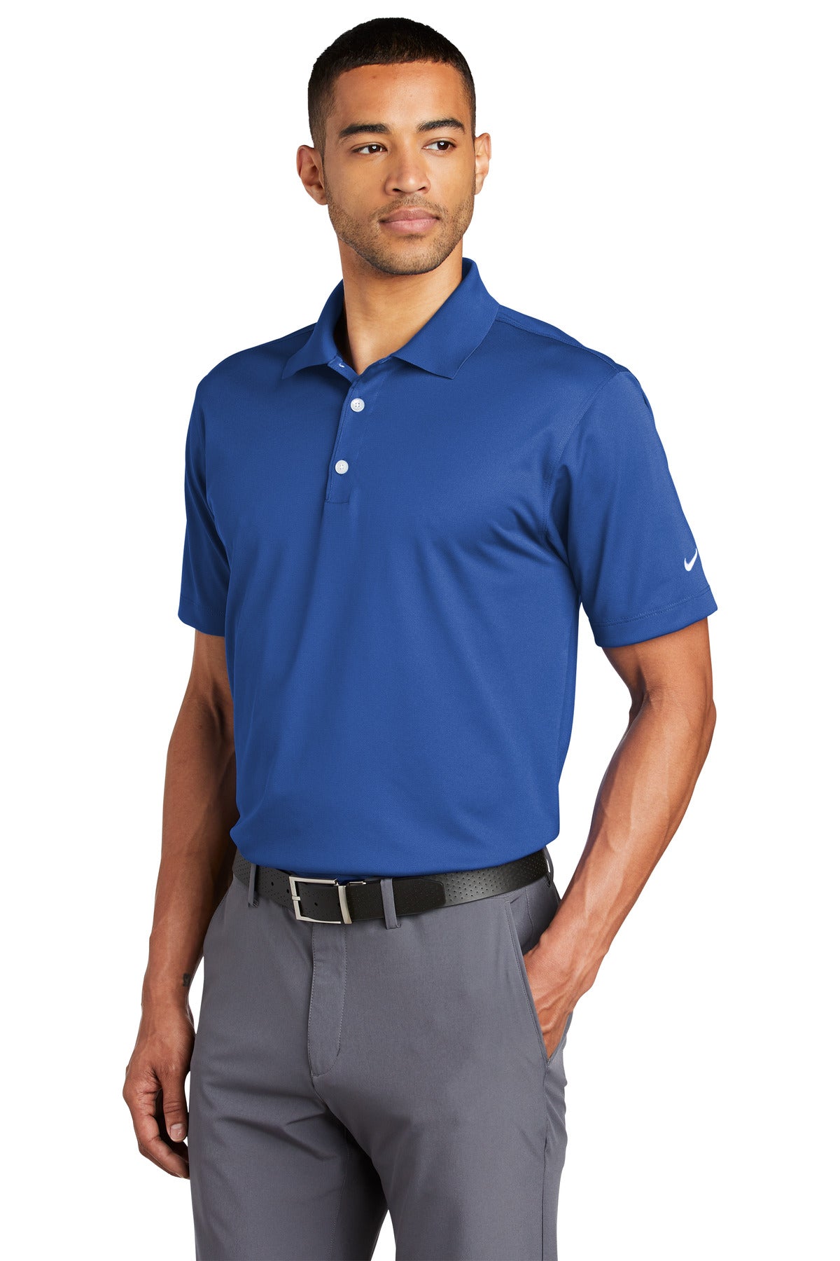 Varsity Royal Nike Tech Basic Dri-FIT Polo. 203690