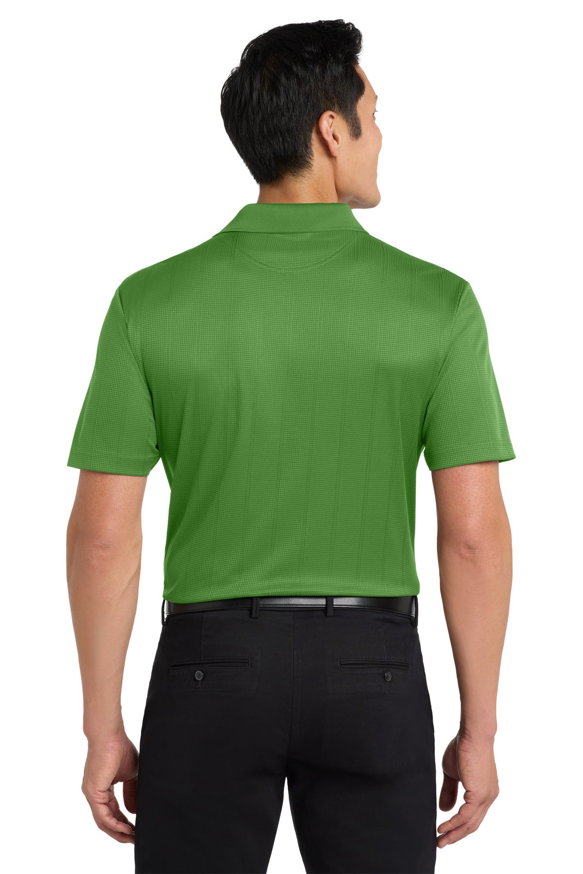 Vine Green Port Authority Performance Fine Jacquard Polo. K528