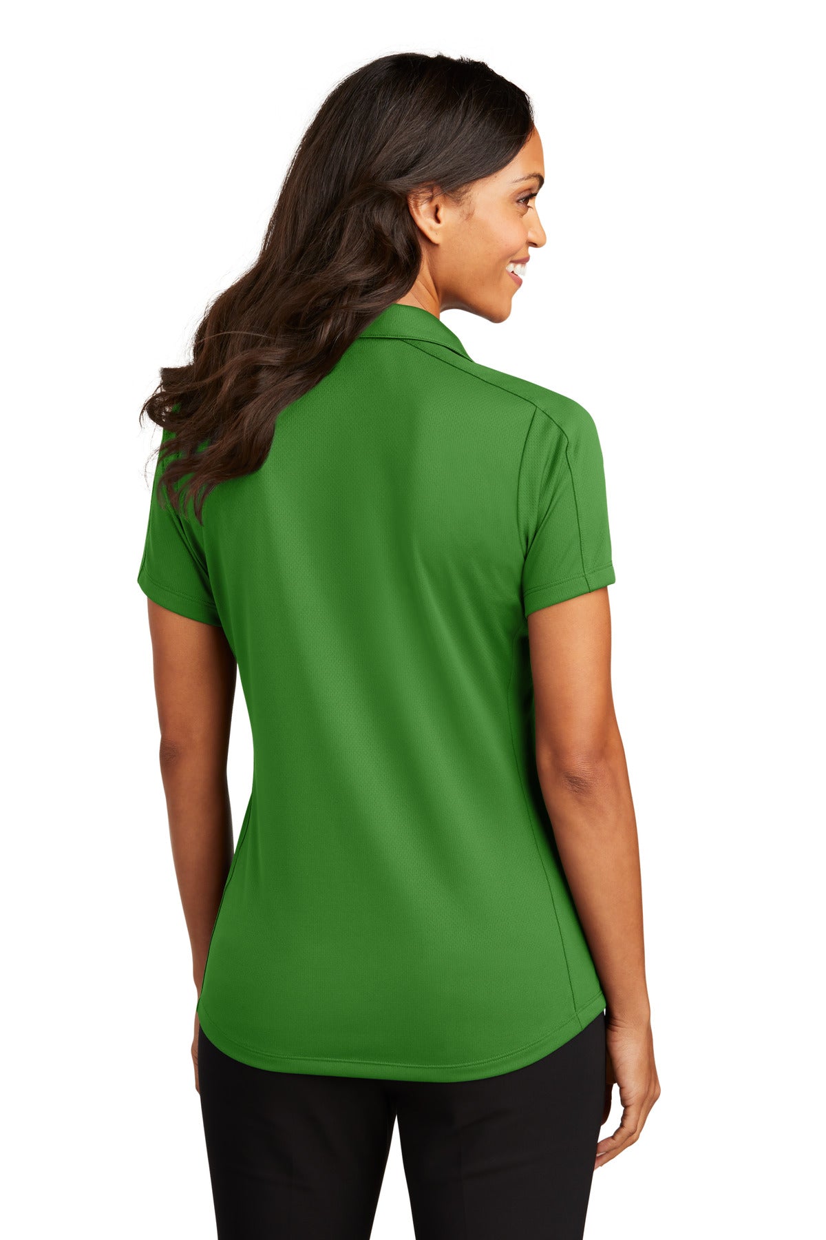 Vine Green Port Authority Women's Diamond Jacquard Polo. L569