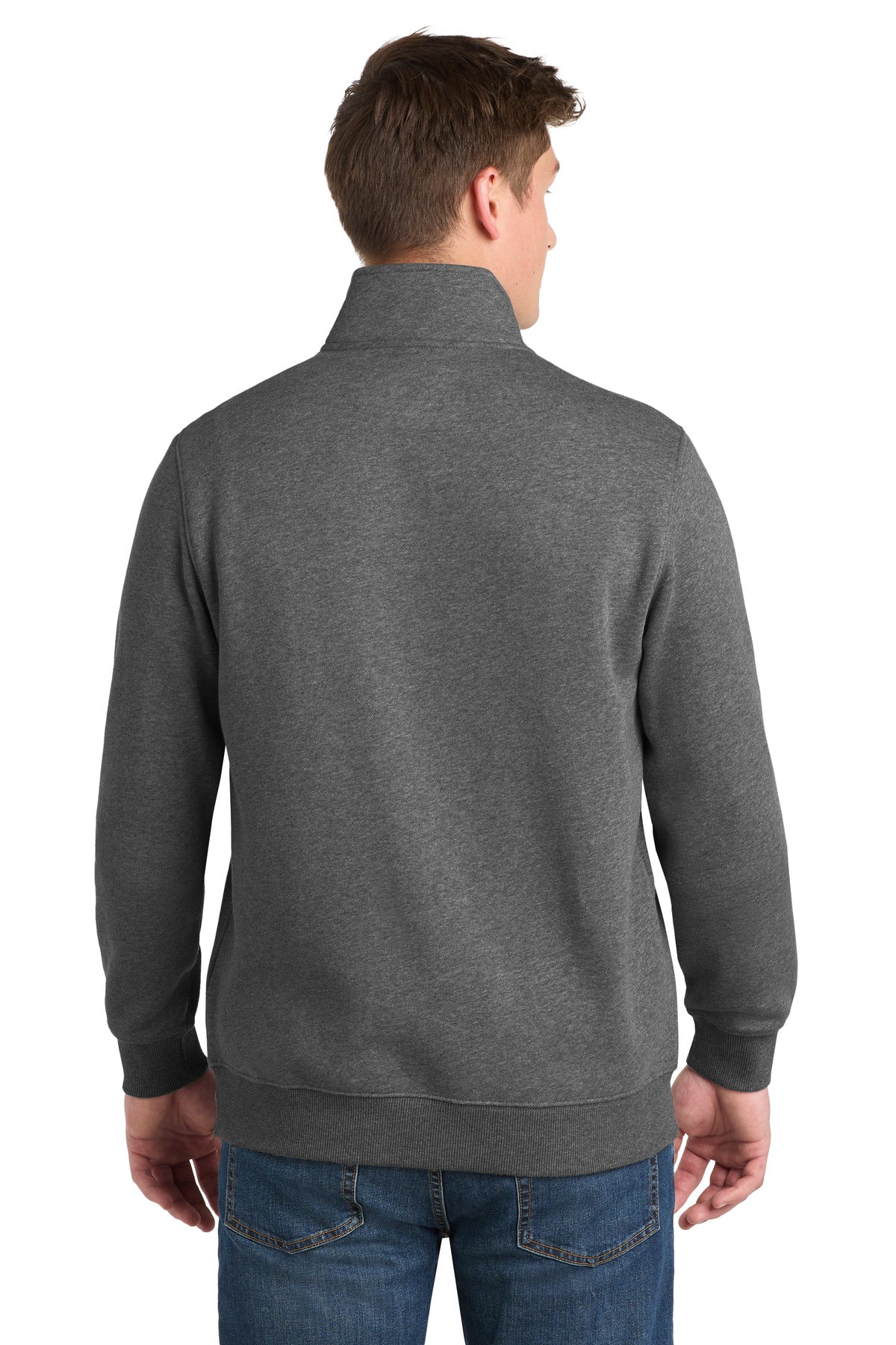 Vintage Hthr Sport-Tek Tall 1/4-Zip Sweatshirt. TST253