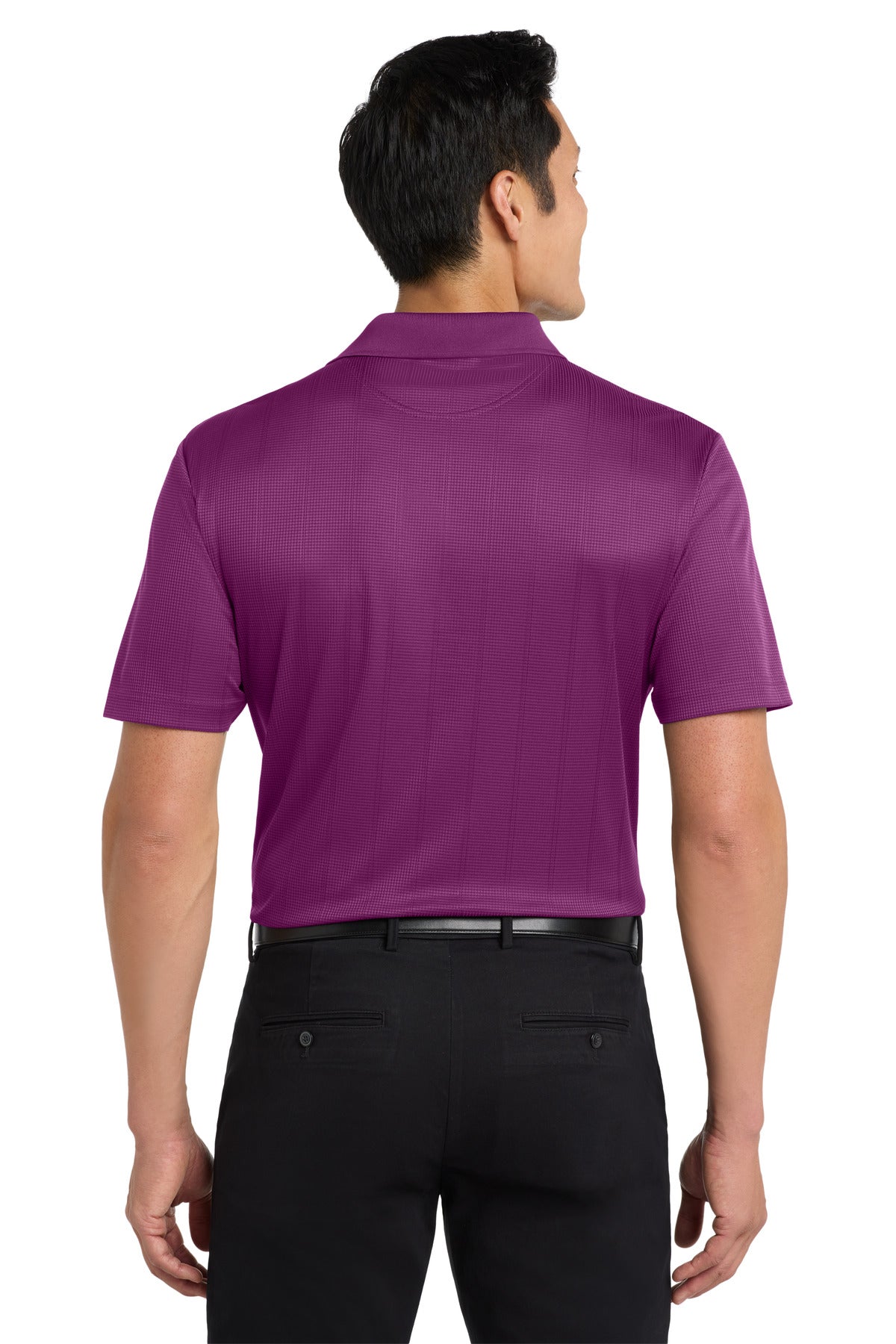 Violet Purple Port Authority Performance Fine Jacquard Polo. K528