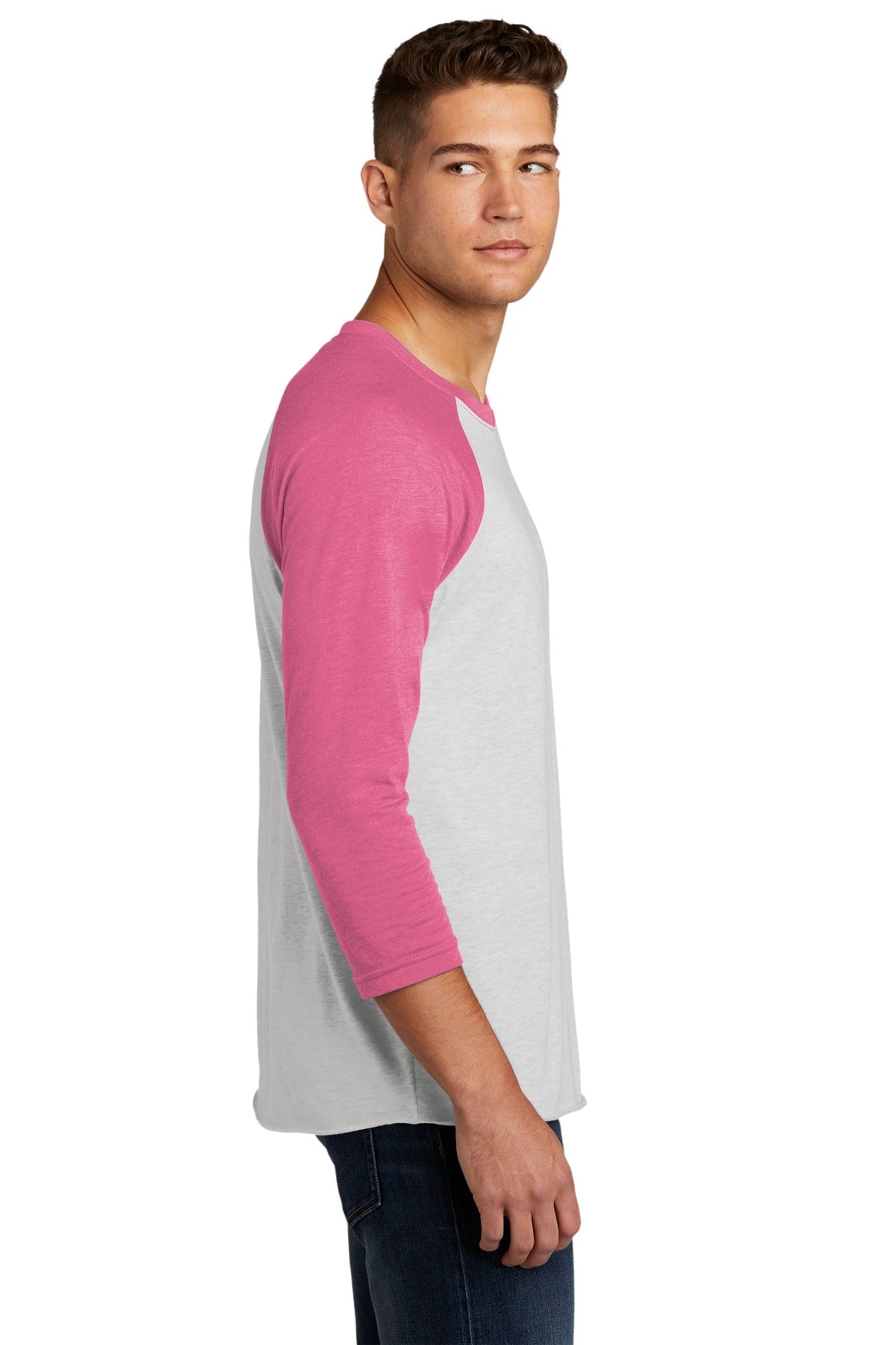 VtgPk/HtWh Next Level Apparel Adult Tri-Blend 3/4-Sleeve Raglan Tee. NL6051