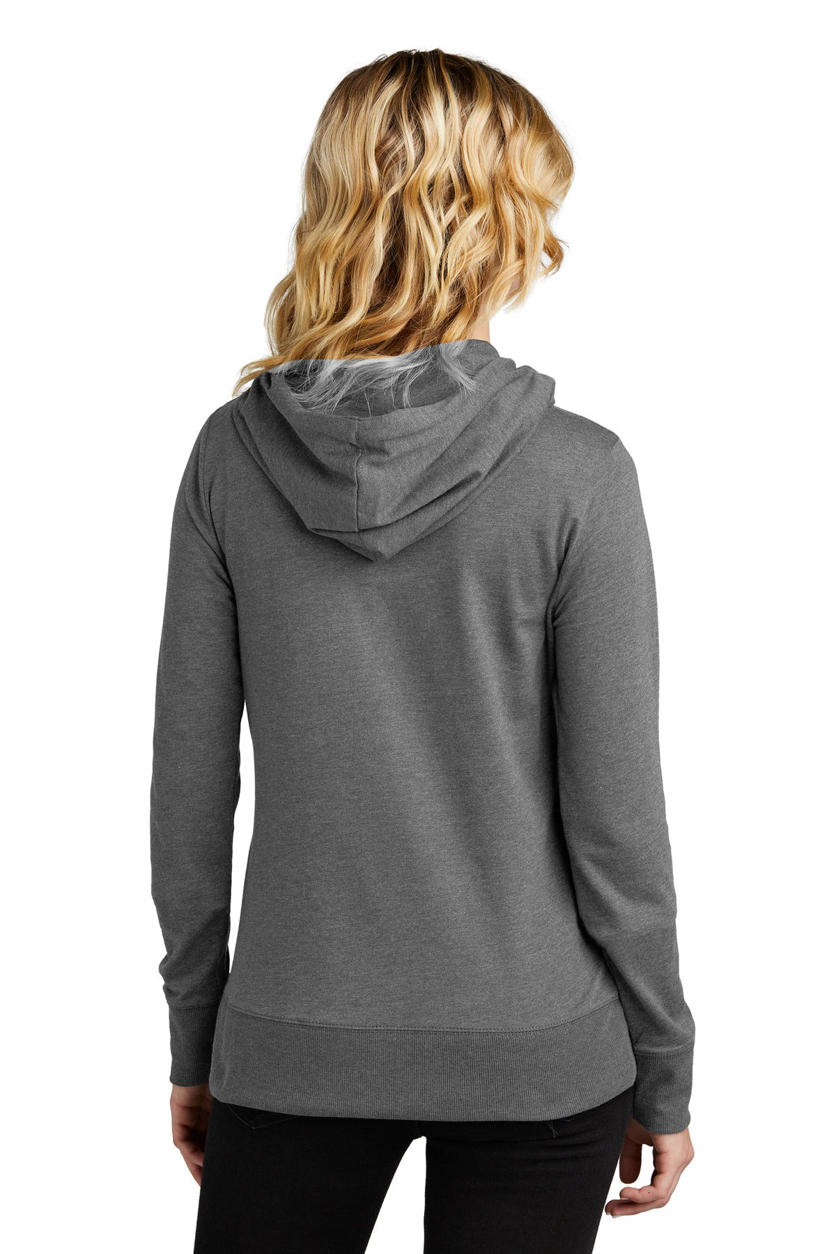 WashedCoal District Women's Featherweight French Terry Full-Zip Hoodie DT673