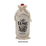 Linen Wine Gift Bag