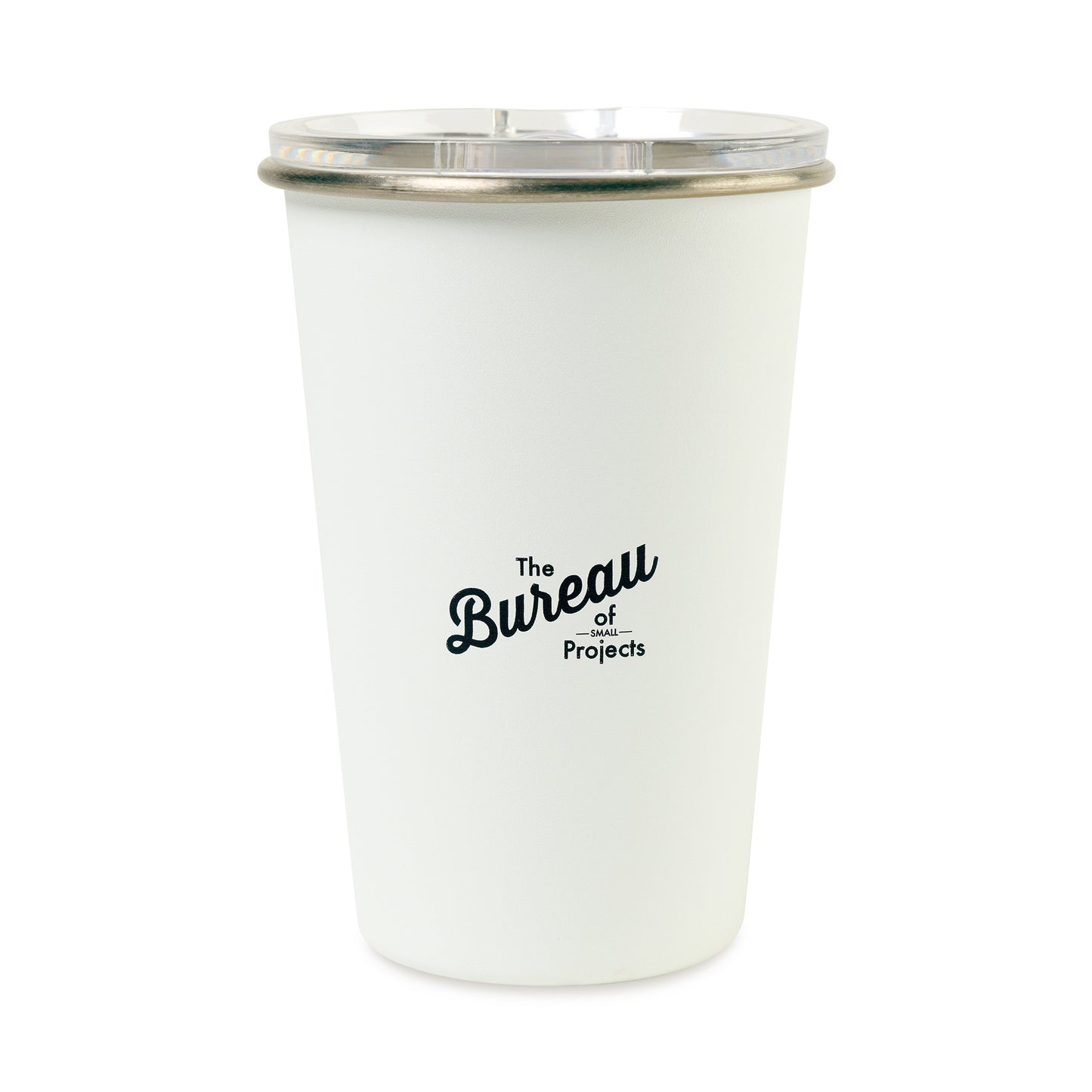 White Arlo Classics Stainless Steel Travel Tumbler - 14 Oz.