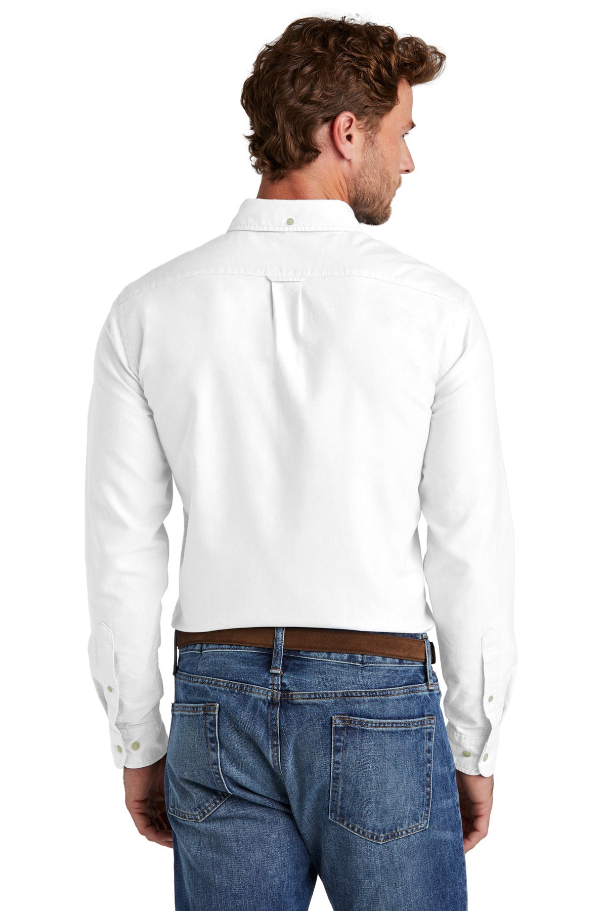White Brooks Brothers Casual Oxford Cloth Shirt BB18004