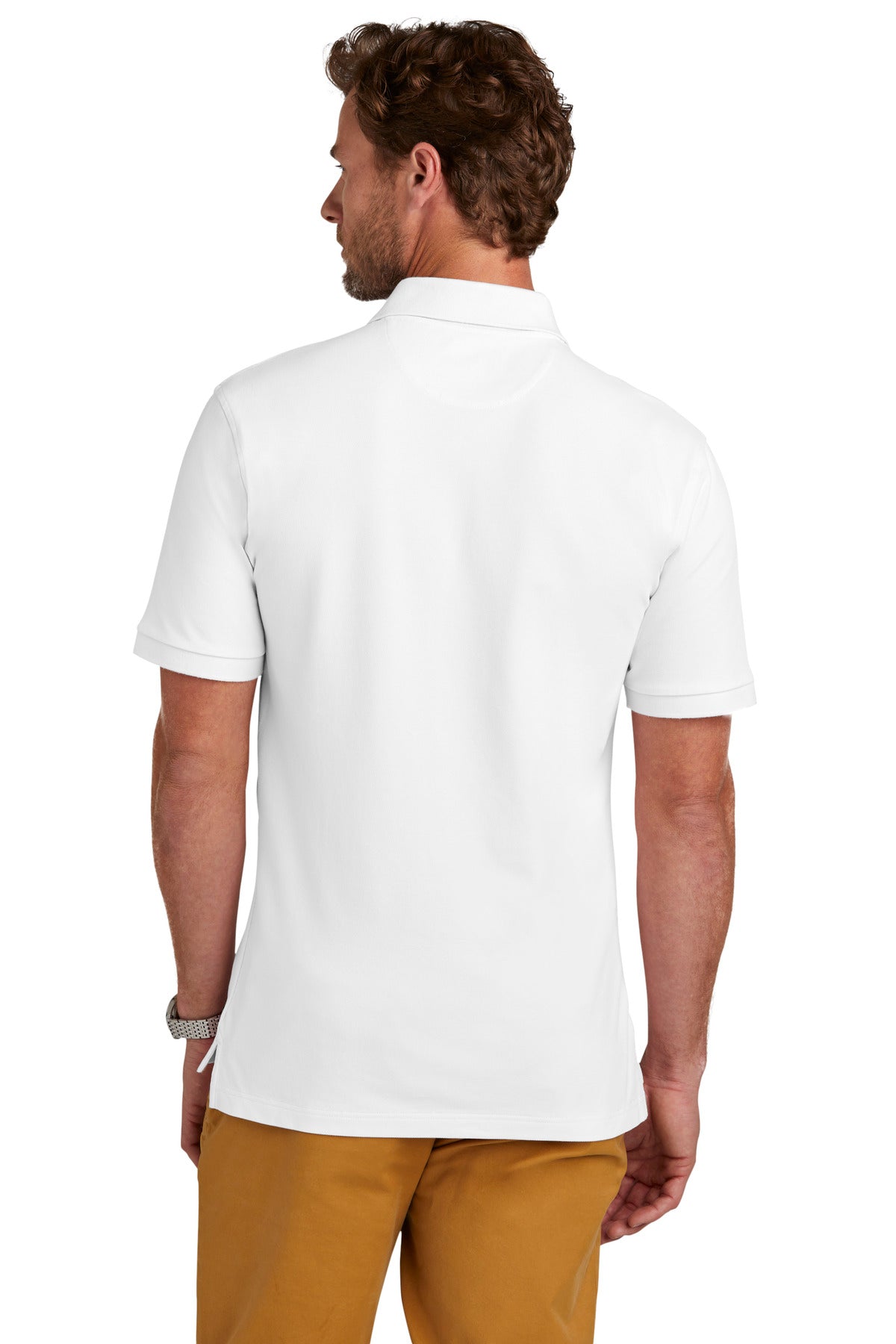 White Brooks Brothers Pima Cotton Pique Polo BB18200