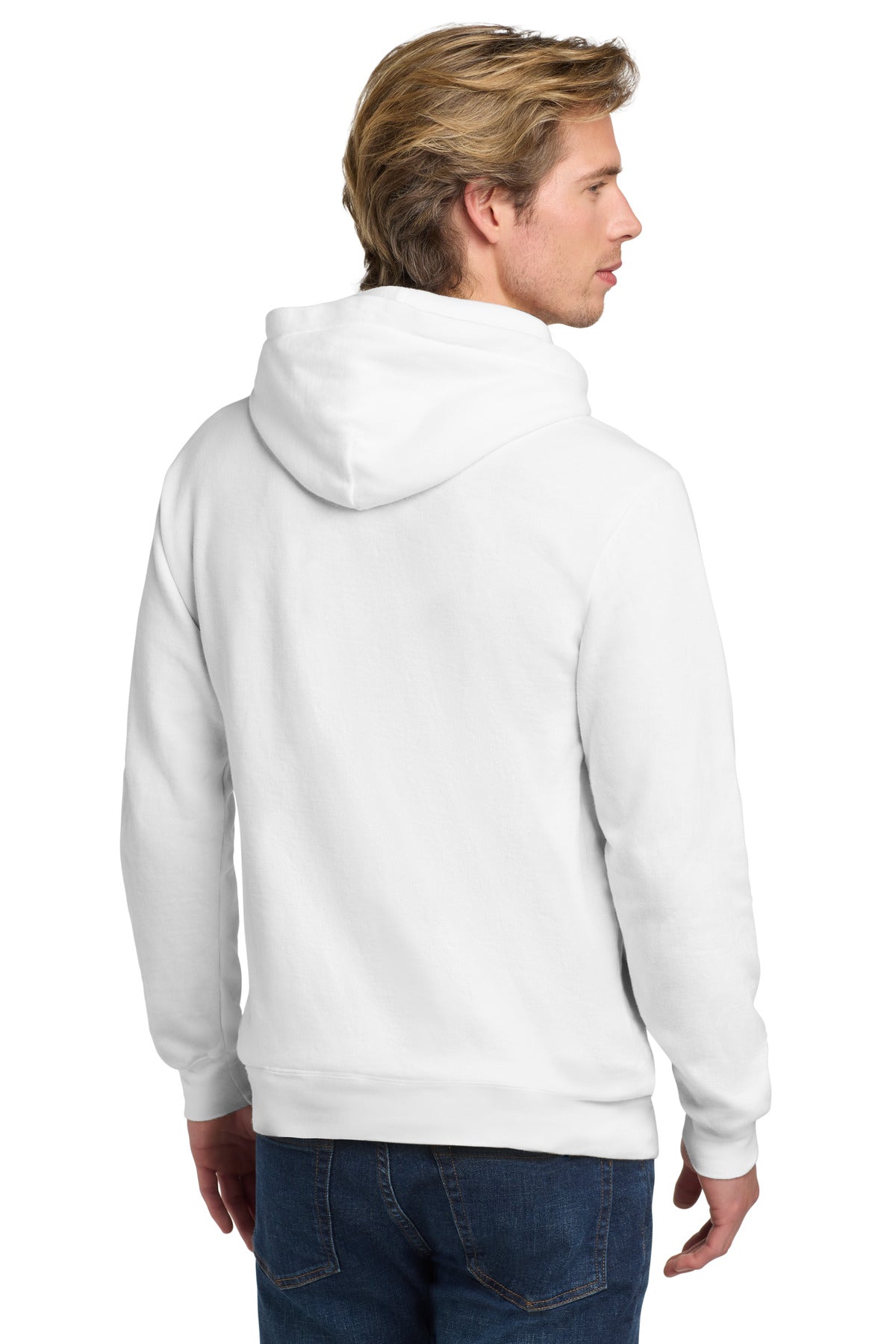 White COMFORT COLORS Ring Spun Hooded Sweatshirt. 1567