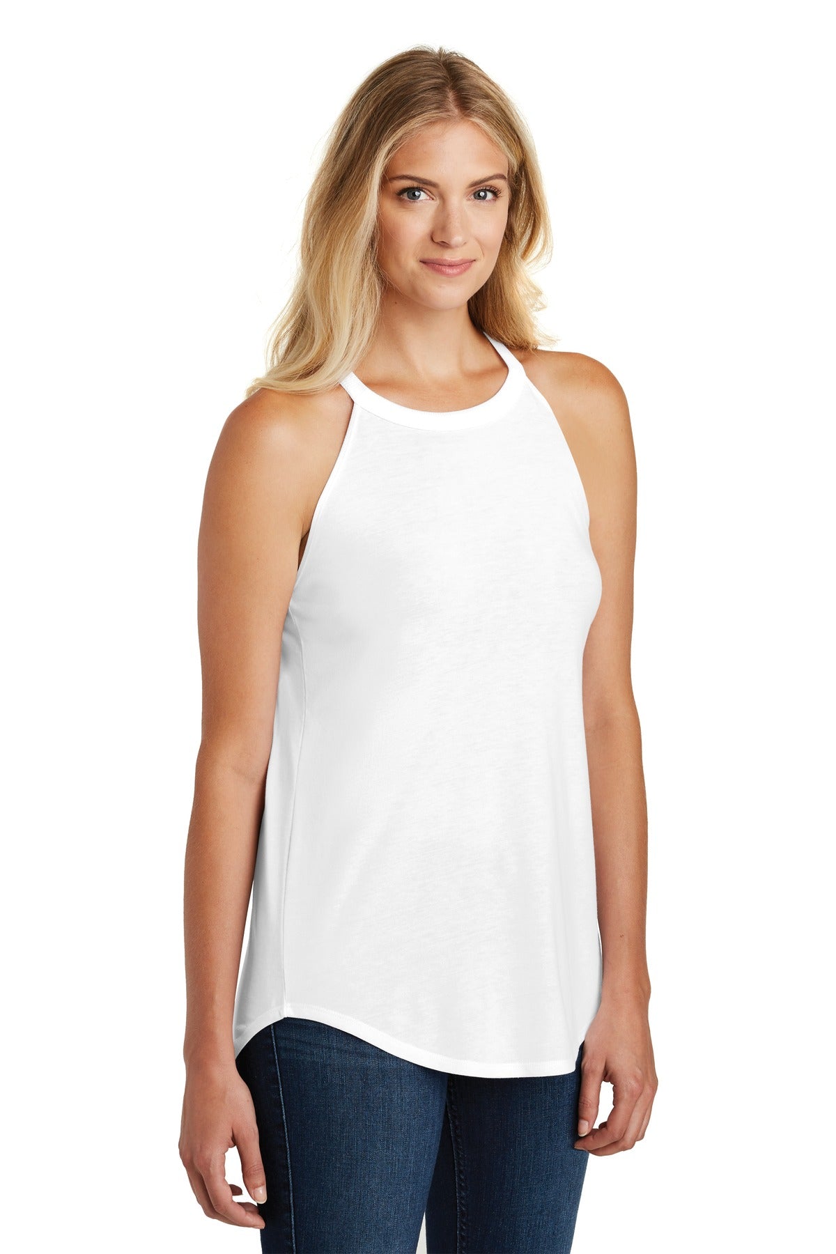 White District Women's Perfect Tri Rocker Tank. DT137L