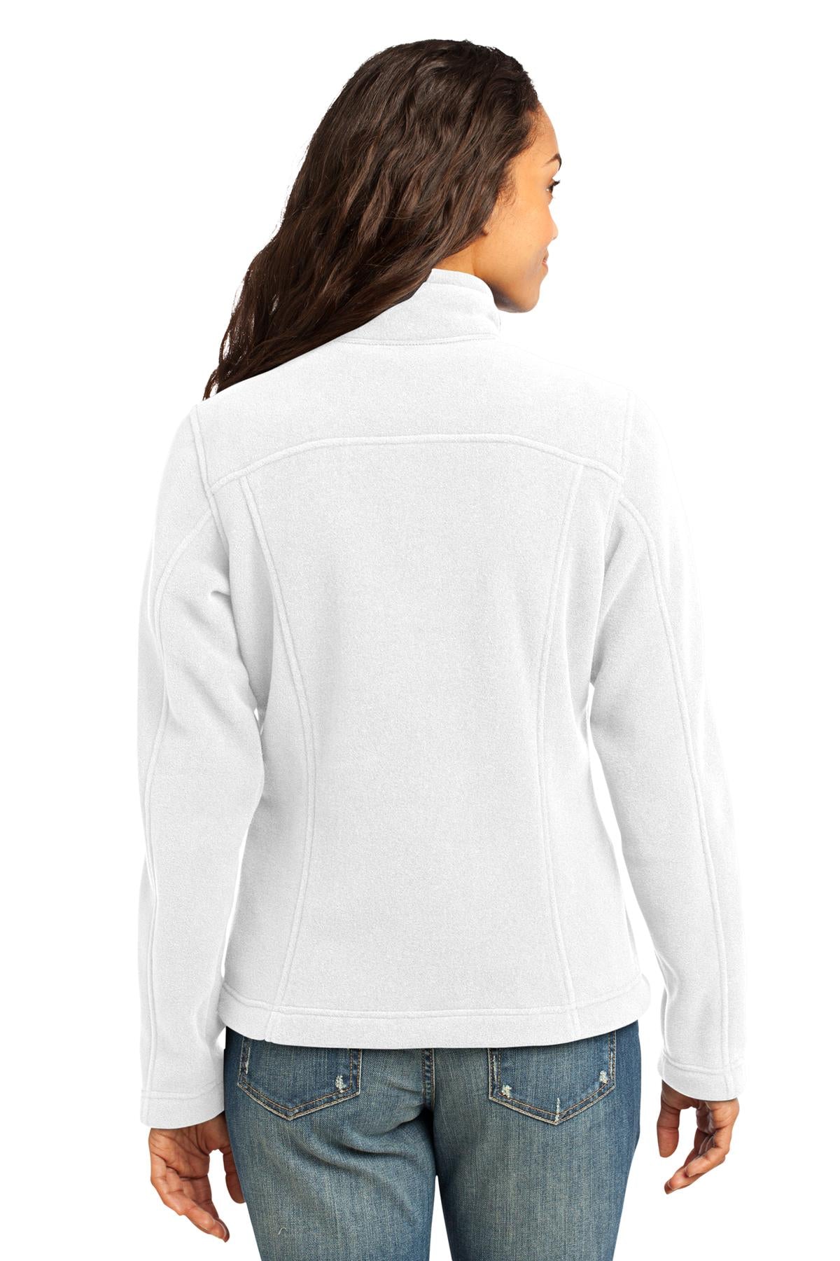White Eddie Bauer - Women's Full-Zip Fleece Jacket. EB201