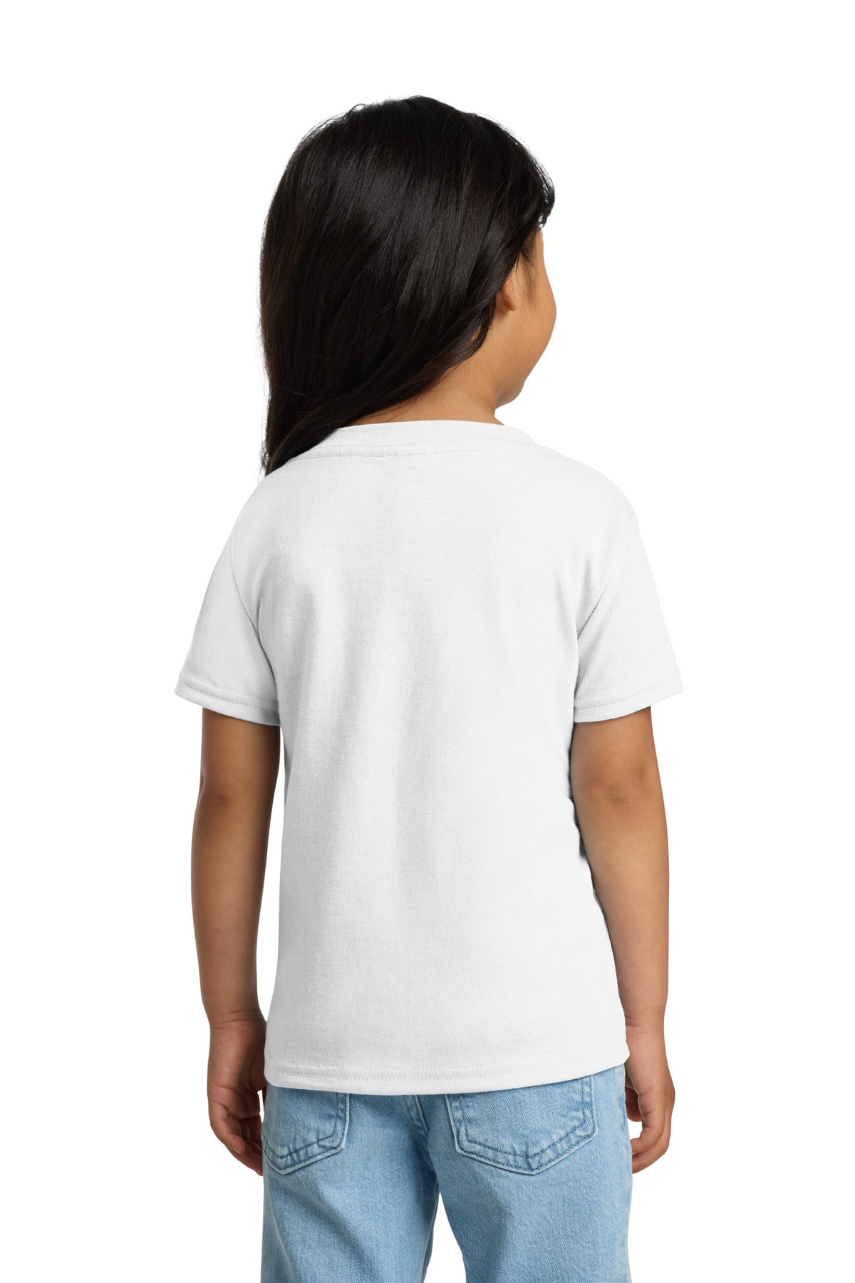 White Gildan Heavy Cotton Toddler T-Shirt 5100P
