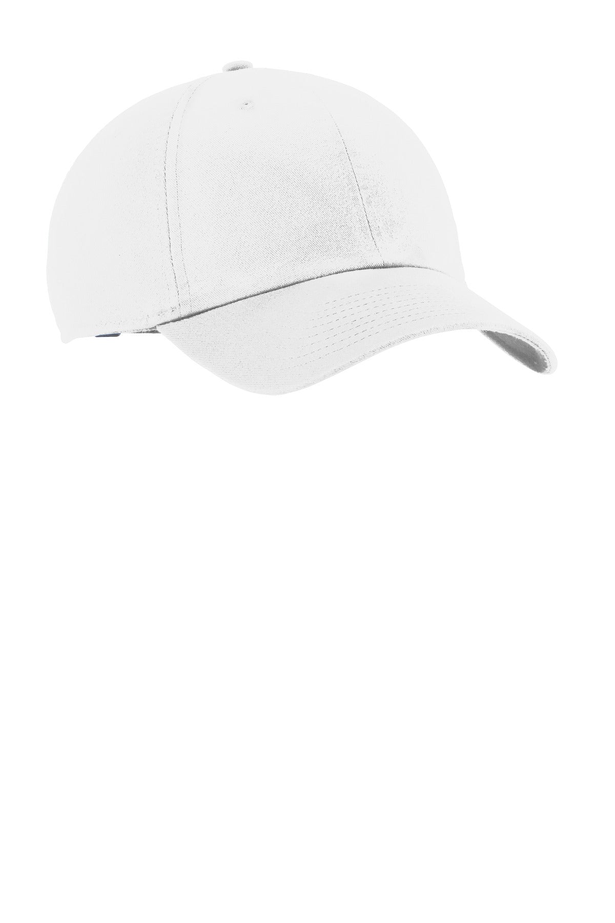 White Nike Heritage Cotton Twill Cap NKFB5677