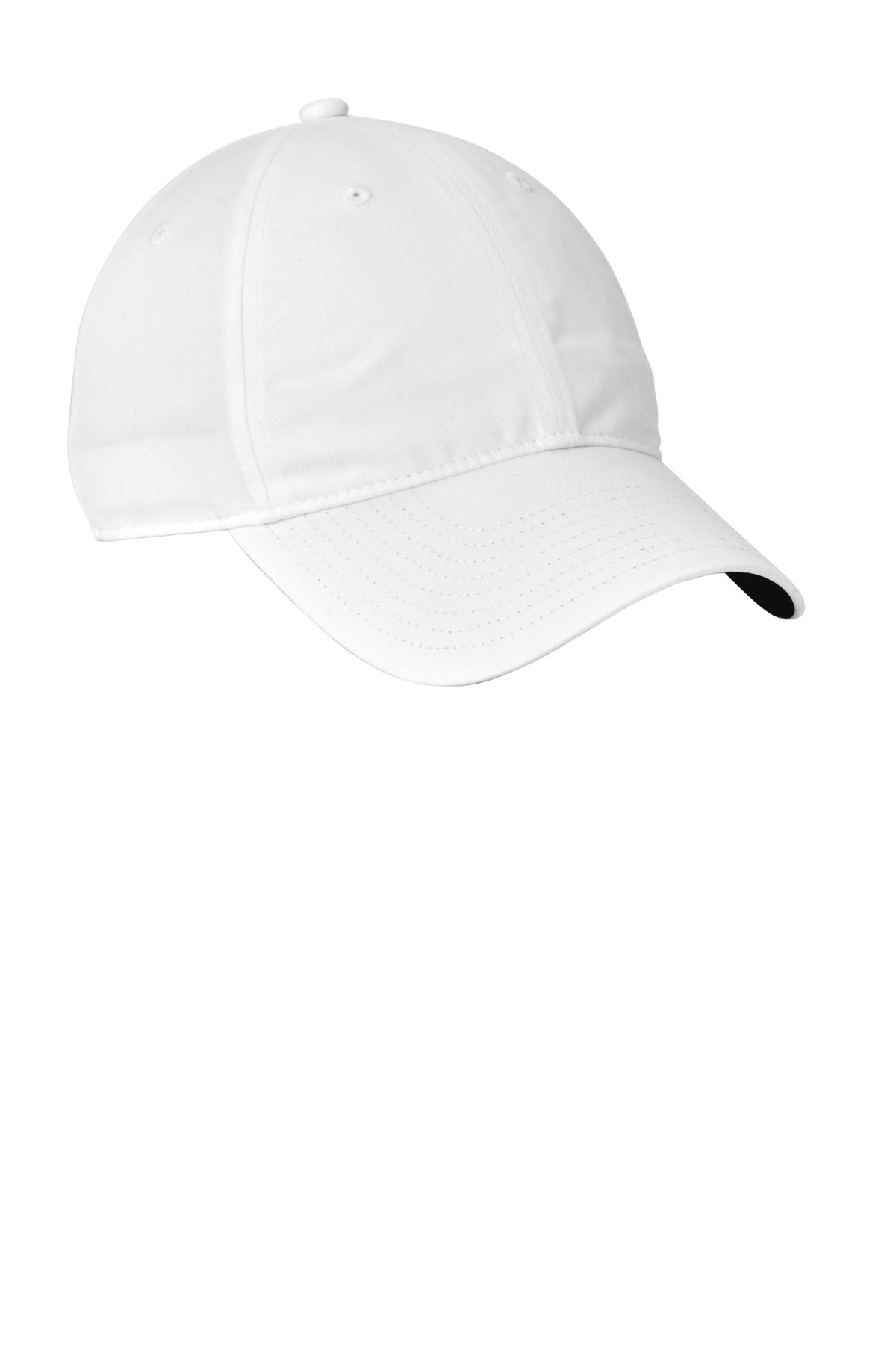 White Nike Unstructured Cotton/Poly Twill Cap NKFB6449