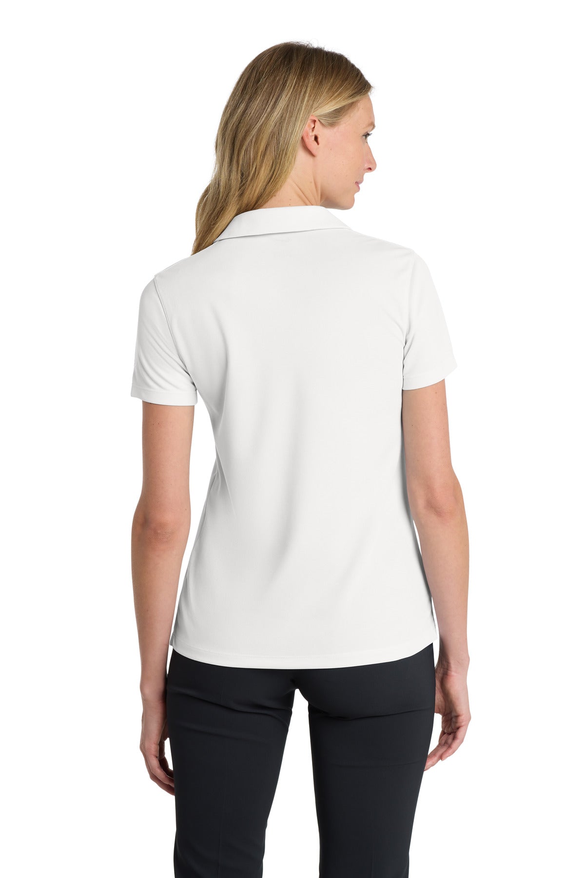 White Nike Women's Dri-FIT Micro Pique 2.0 Polo NKDC1991
