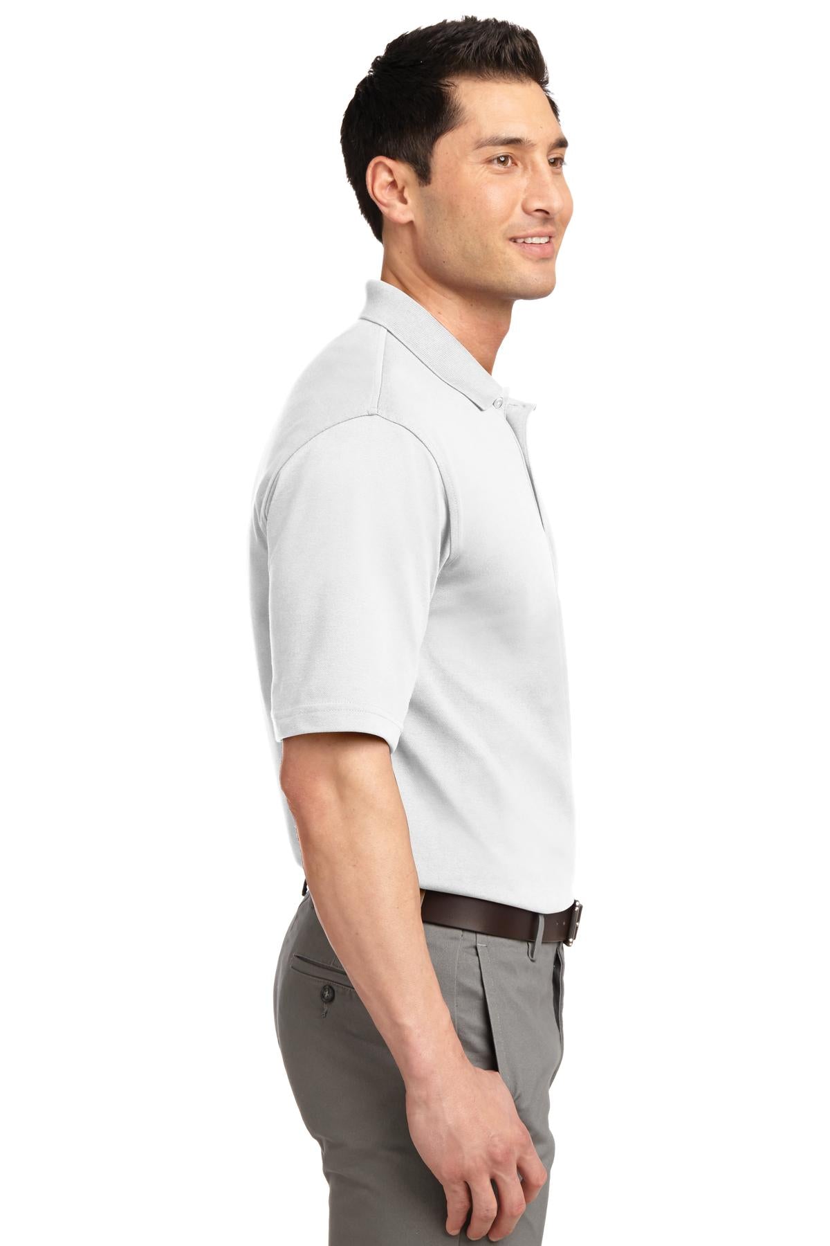 White Port Authority Rapid Dry Polo. K455