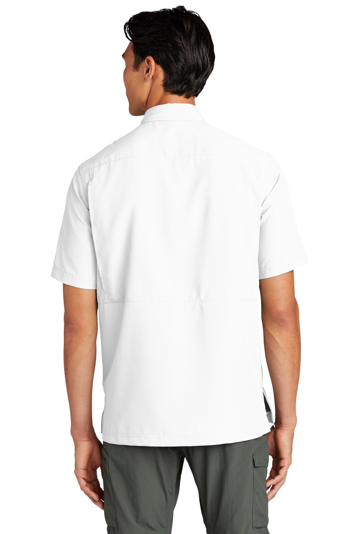 White Port Authority Short Sleeve UV Daybreak Shirt W961