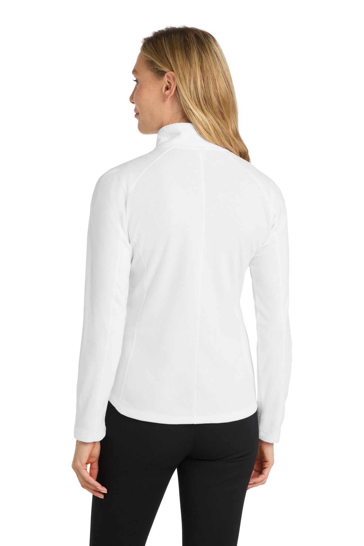 White Port Authority Women's Microfleece Jacket. L223