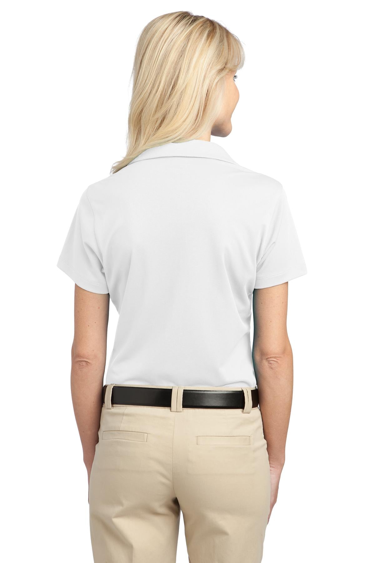 White Port Authority Women's Tech Pique Polo. L527