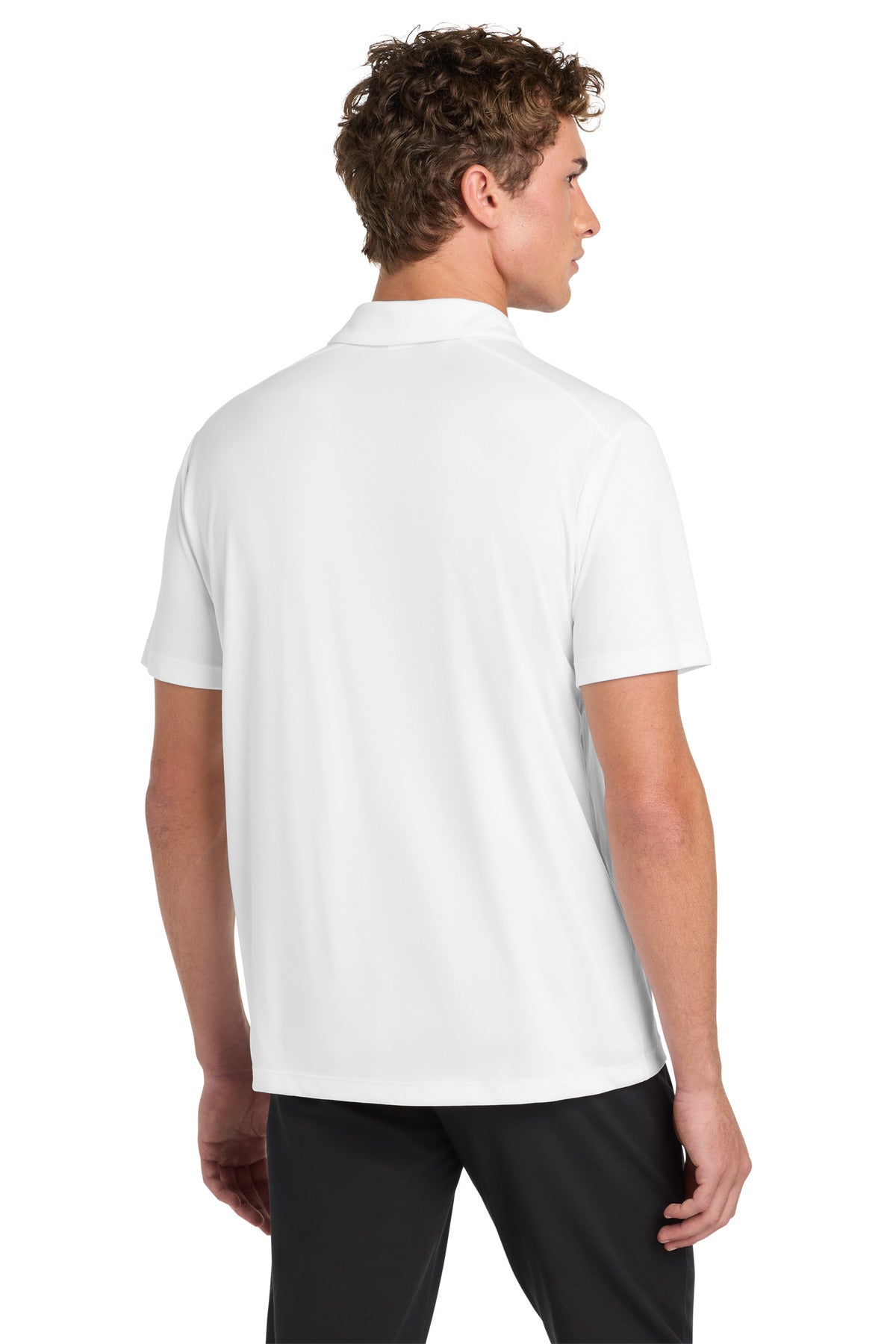 White Sport-Tek Posi-UV Pro Polo. ST520