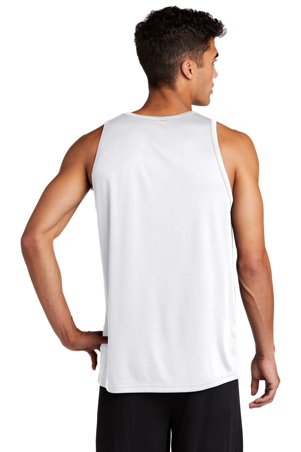White Sport-Tek PosiCharge Competitor Tank. ST356