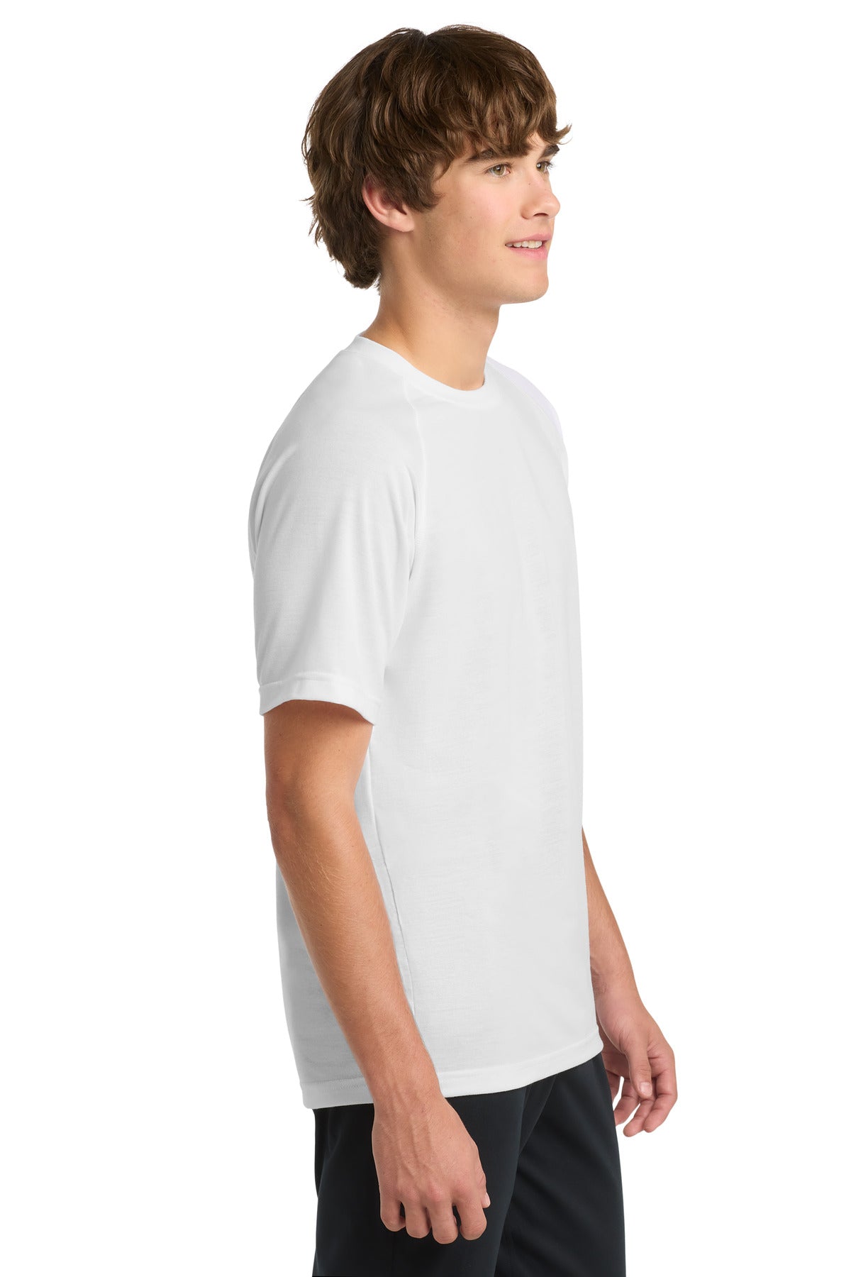White Sport-Tek Ultimate Performance Crew. ST700