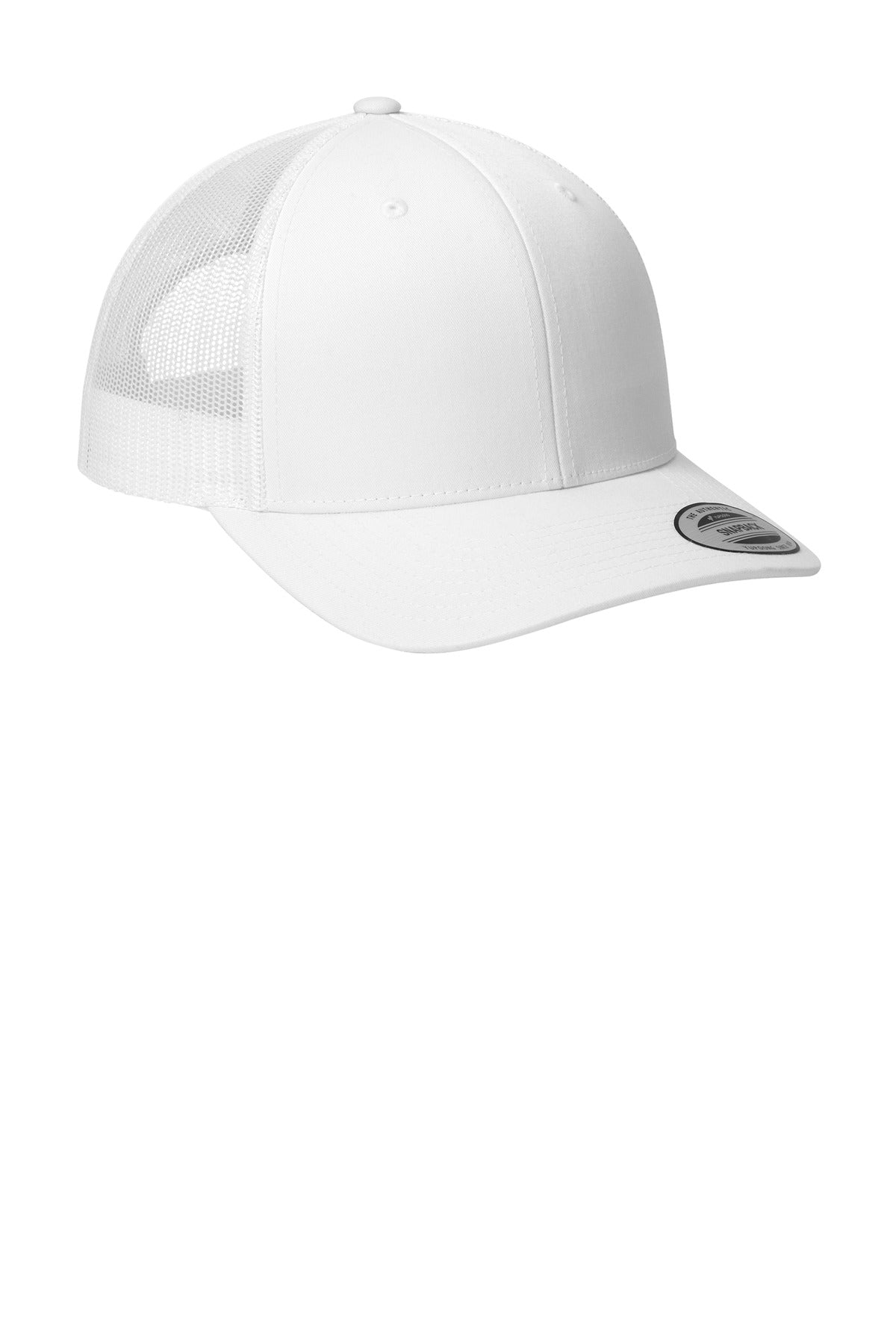 White Sport-Tek YP Classics Retro Trucker Cap. STC39