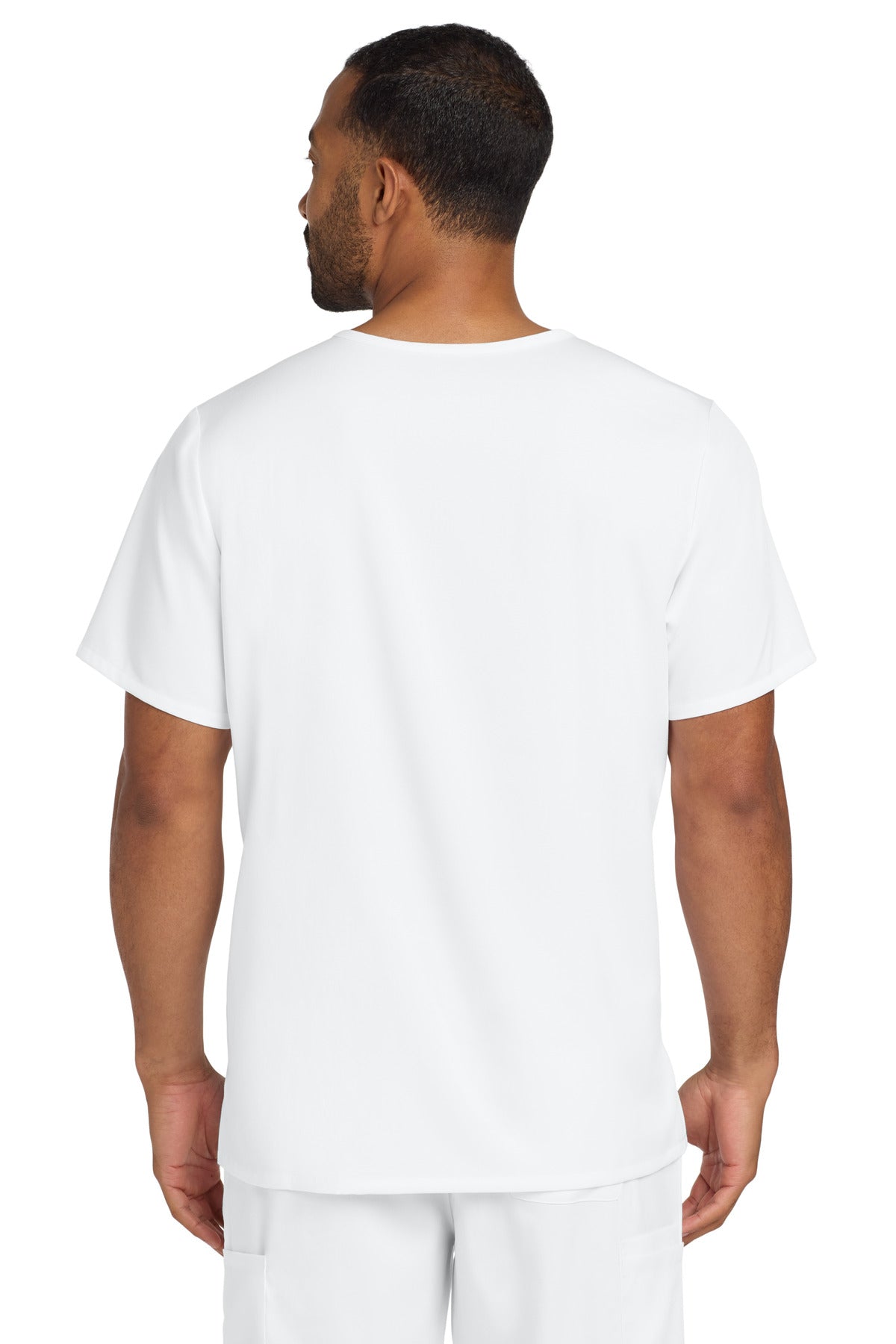 White Wink Men's Premiere Flex V-Neck Top WW5068