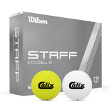 White Wilson Staff Model X Golf Ball