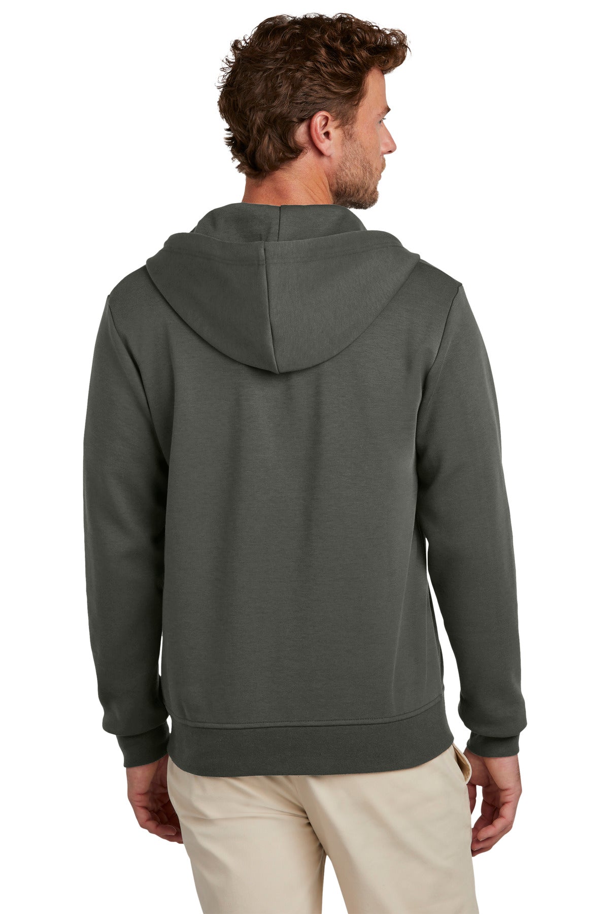 WindsorGry Brooks Brothers Double-Knit Full-Zip Hoodie BB18208