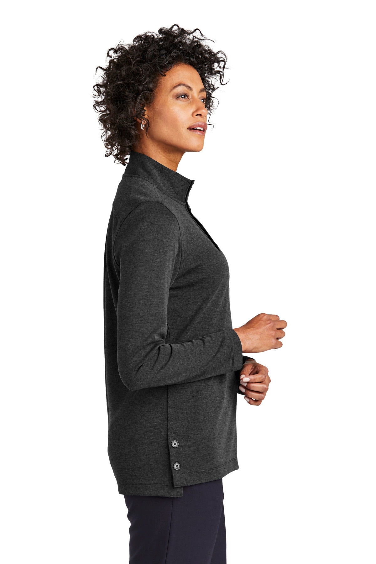 WindsorGyH Brooks Brothers Women's Mid-Layer Stretch 1/2-Button BB18203