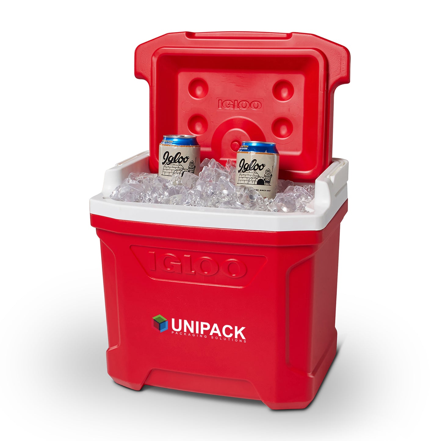 White-Red Star Igloo® Profile II 16 Qt Cooler
