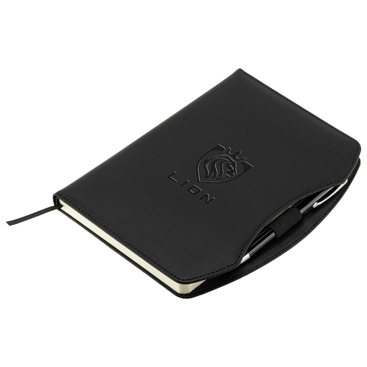 Beige Arc Hardcover Journal with Pen