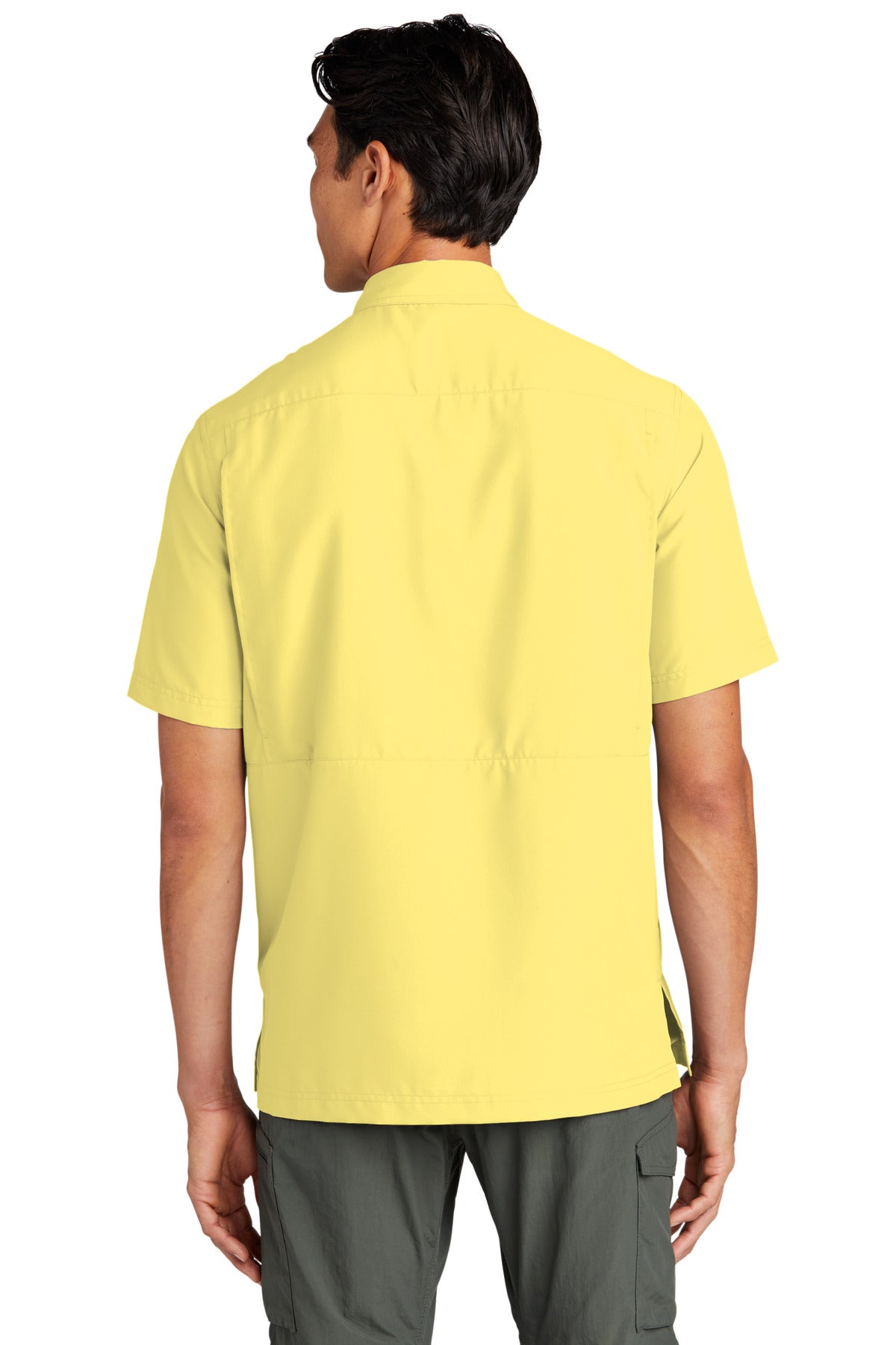 Yellow Port Authority Short Sleeve UV Daybreak Shirt W961