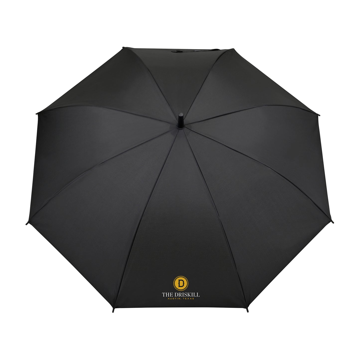 Black Elements 50" Recycled Auto Open Hospitality Umbrella