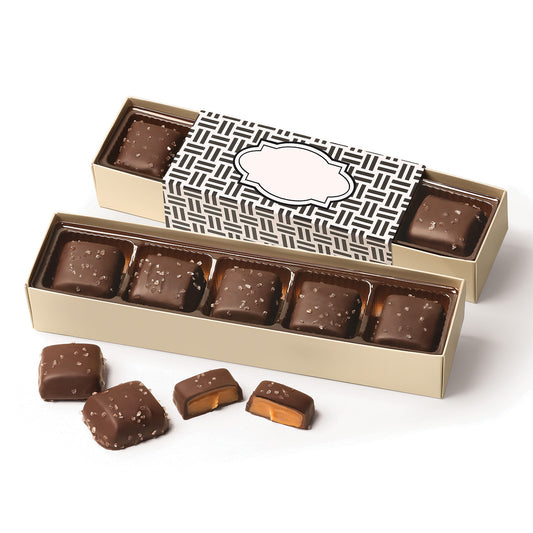 Chocolate Sea Salt Caramels Flight with Weave Wrap