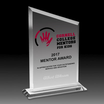 Screen Printed Billboard Award (5 1/2"x 8 3/4"x 3/8")