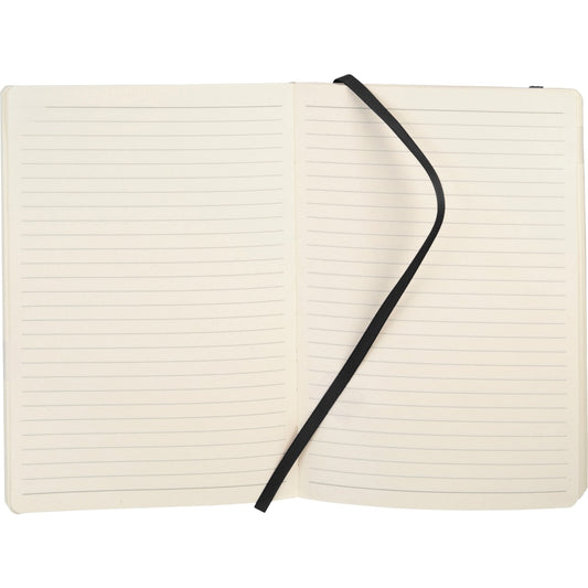Black FSC® Mix 5.5" x 8.5" Abruzzo Soft Journal