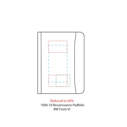 FSC® Mix Renaissance Zippered Padfolio