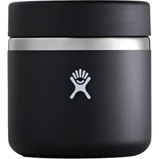 Rear View of Black Hydro Flask Insulated Food Jar 20oz