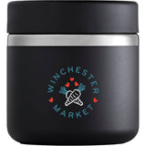 Front View of Black Hydro Flask Insulated Food Jar 20oz