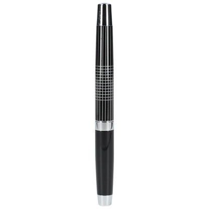 Right View of Black Newton Recycled Brass Gel Rollerball