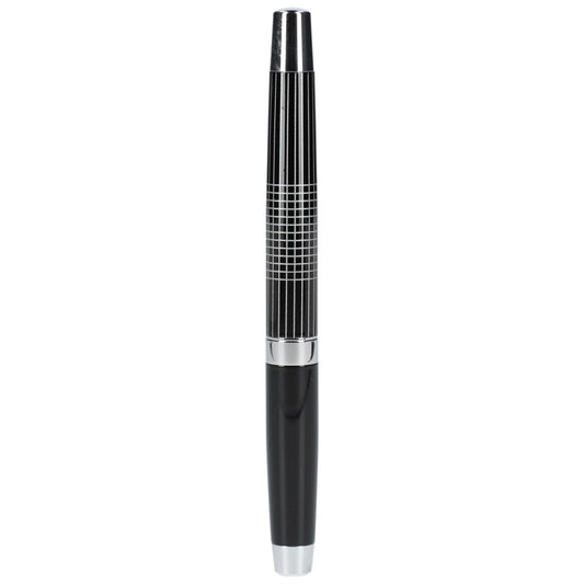Right View of Black Newton Recycled Brass Gel Rollerball