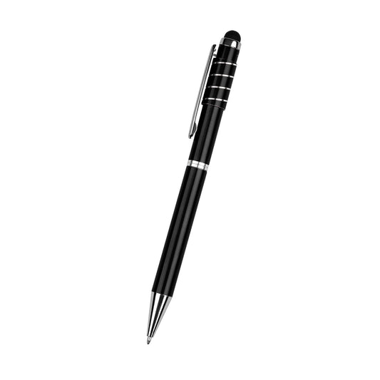 Recycled Aluminum Spinner Pen With Stylus