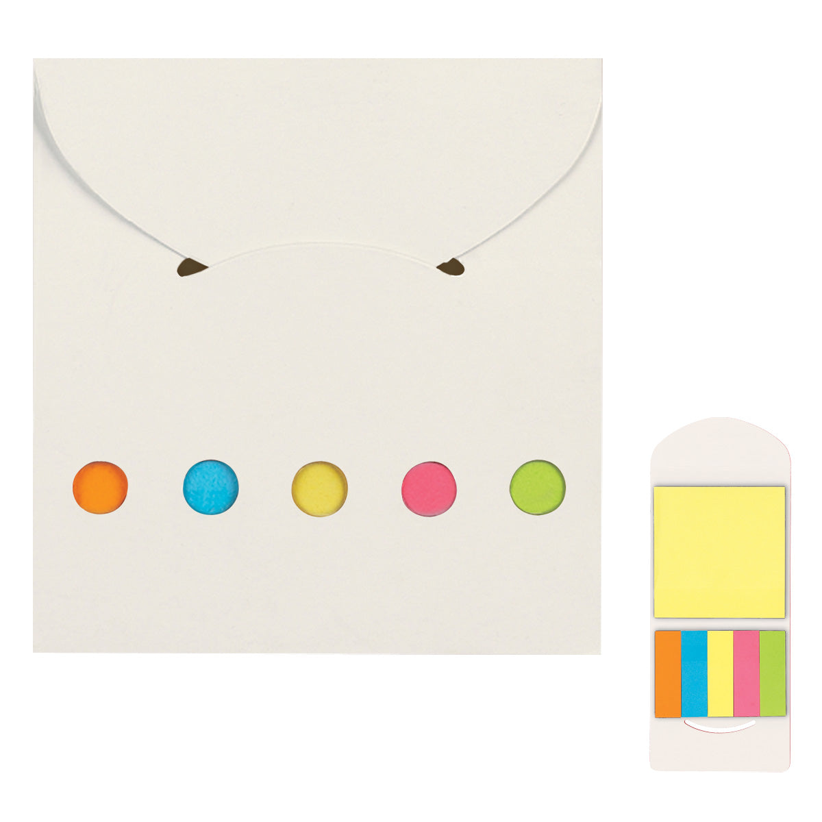 Sticky Notes And Flags In Pocket Case